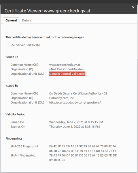 Austrian scanner SSL